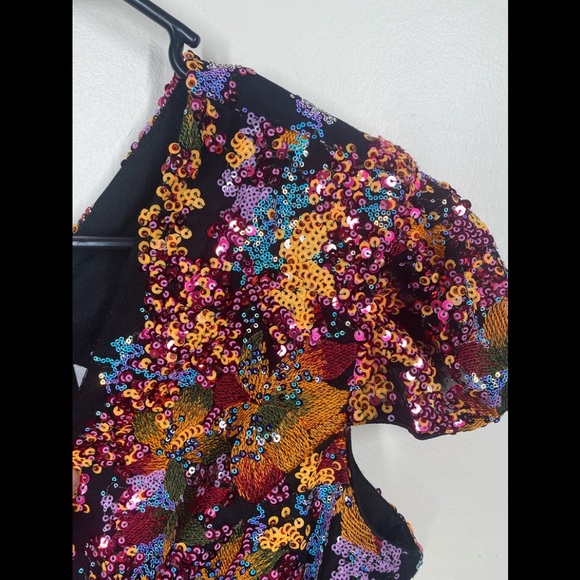 {NWT} Dress The Population Corinne Sequin Dress XXL - Picture 6 of 12